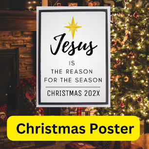 Poster Jésus est la raison de Noël