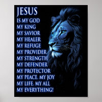 Jésus Est Mon Dieu Roi Mon Seigneur Mon Sauveur Bl