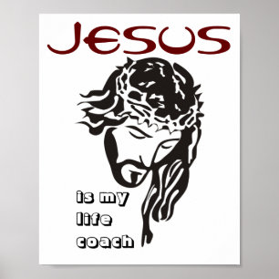 Poster Jésus est mon entraîneur de vie
