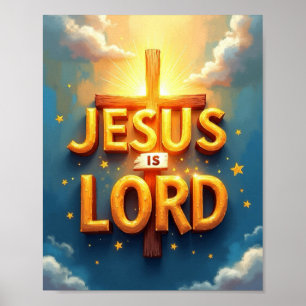 Poster Jésus est Seigneur