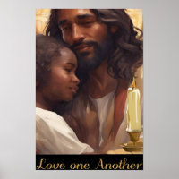 Jésus et l'enfant Christian Poser