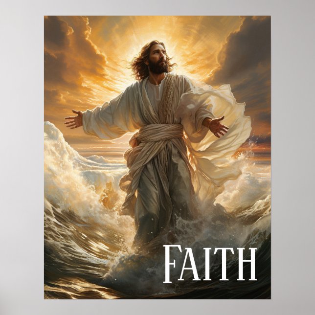 Poster Jesus Faith (Devant)