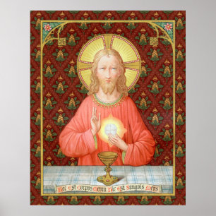 Poster Jésus Instituant la Sainte Communion (SAU 045)