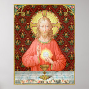Poster Jésus Instituant la Sainte Communion (SAU 045)