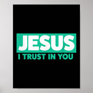 Poster Jésus, j'ai confiance en toi