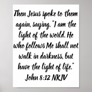 Poster Jésus leur parla encore, disant : "Je suis. .