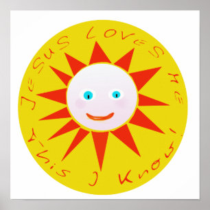 Poster Jésus m'aime