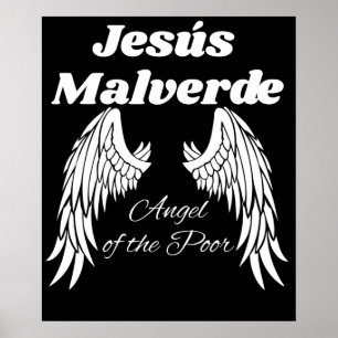 Poster Jésus Malverde Ange Du Pauvre Jésus Malverde