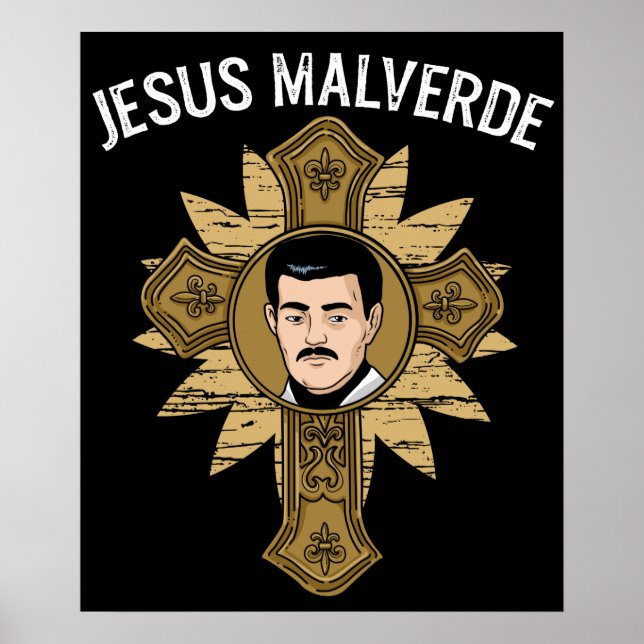 Poster Jésus Malverde Religion Mexique Don Jésus Malverde (Devant)
