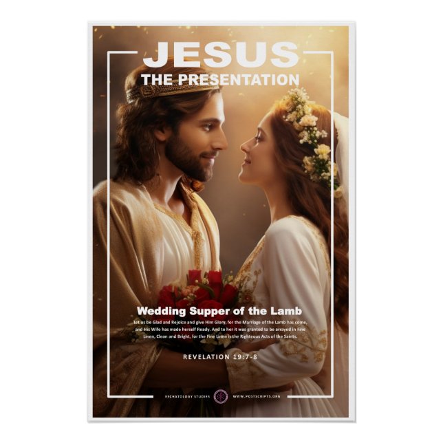 Poster Jésus - Mariage (Devant)