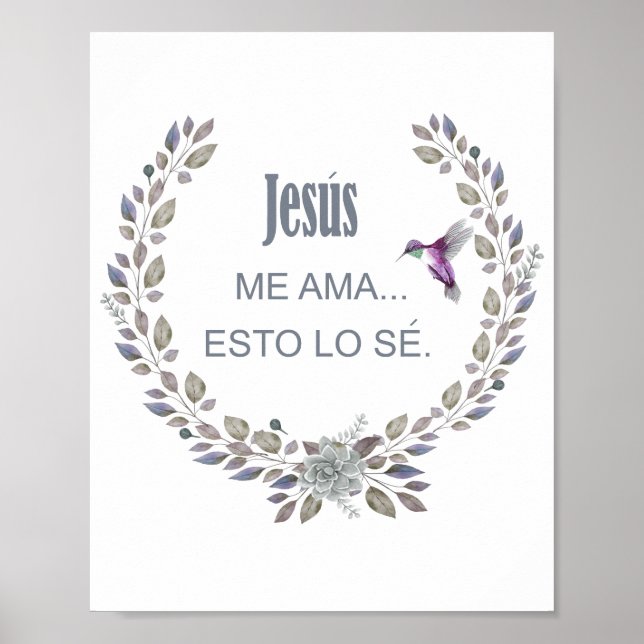 Poster Jésus moi ama esto lo se (Devant)
