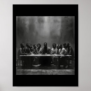 Poster Jésus Noir, Dernier sacrement, Jésus 1