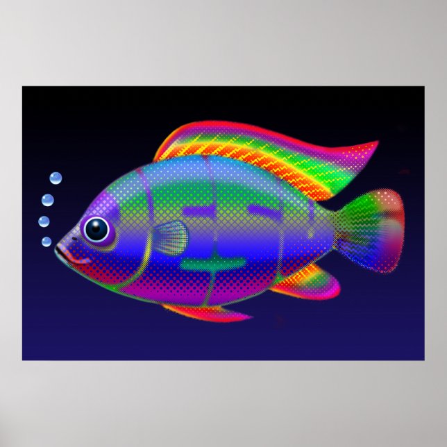 Poster Jésus Poisson (Devant)