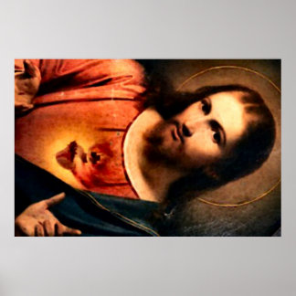 Poster Jésus - Sacré Coeur