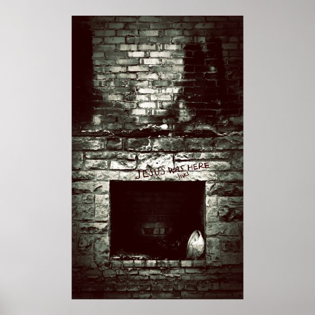 Poster Jésus sans abri (Devant)