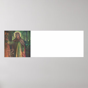 Poster Jésus se tient à la porte et frappe