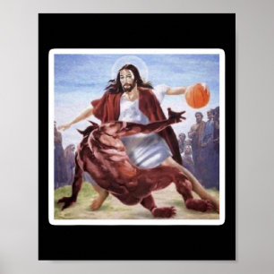 Poster Jésus Traversant Satan Bysketbyll