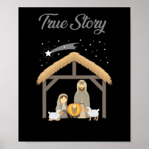 Poster Jésus Véritable histoire Noël Noël Noël Noël Noël 