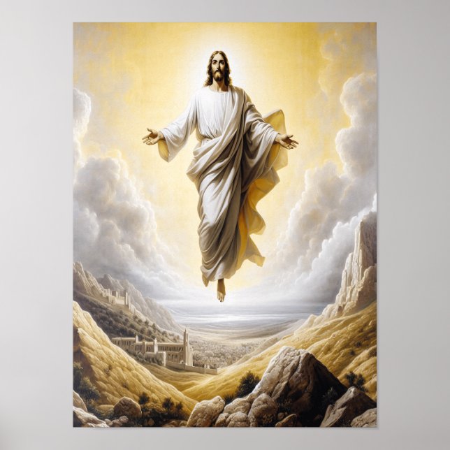 Poster Jésus victorieux à la Porte du Ciel (Devant)