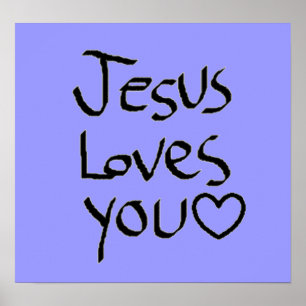 Poster Jésus vous aime