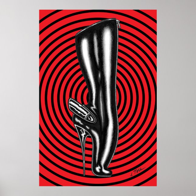 Poster Jet Latex™/Jet Boot (Devant)