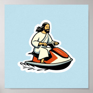 Poster Jet-ski Jesus