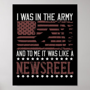 Poster J'Étais Dans L'Armée Et Pour Moi C'Était Comme Un 