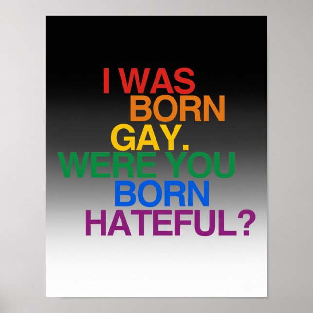 POSTER J'ÉTAIS NÉE GAY, ÉTIEZ-VOUS NÉE HAÏDE ? (Devant)