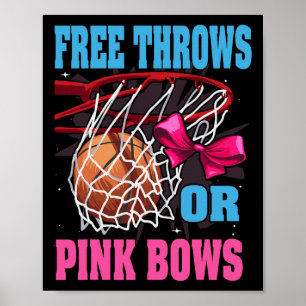 Poster Jets Libres Ou Vaches Roses Sexe Révéler Basketbal