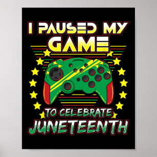 Poster Jeu 1865 J'Ai Suspendu Mon Jeu Vidéo 1865 Noir