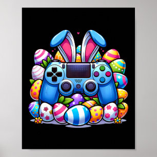 Poster Jeu Bunny Oeufs Costume Pâques Jours Garçons Enfan