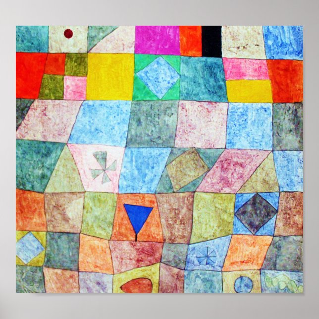 Poster Jeu convivial, Paul Klee (Devant)