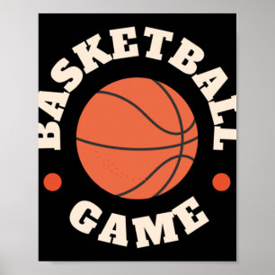 Poster Jeu de basket