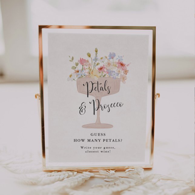 Poster Jeu de devinette du nombre de pétales pour la douc (Créateur téléchargé)