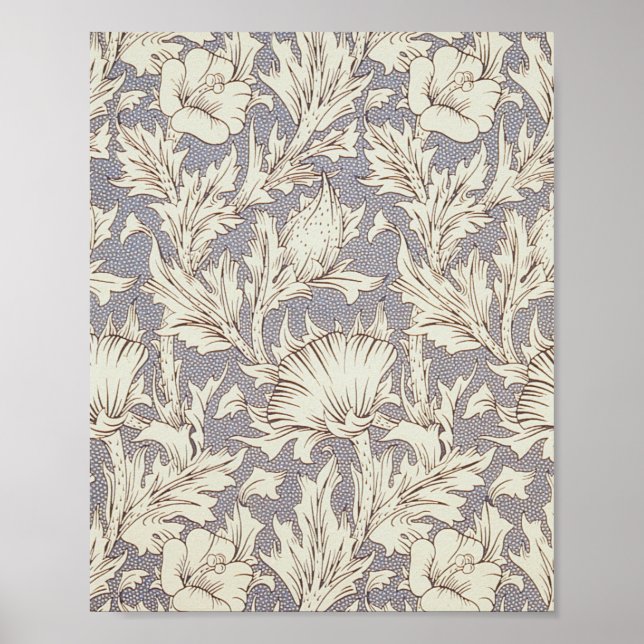 Poster Jeu de dix William morris (Devant)