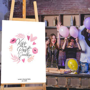 Poster Jeu de fête de divorce Adieu au passé