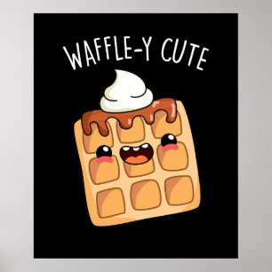 Poster Jeu de gaufre amusant