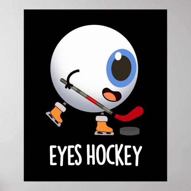 Poster Jeu de Hockey sur glace amusant Jeu de Hockey sur  (Devant)
