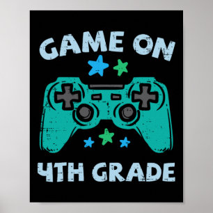 Poster Jeu de jeu sur 4e année 4e première école G