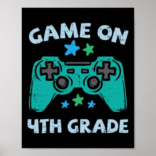 Poster Jeu de jeu sur 4e année 4e première école G (Devant)
