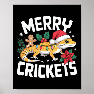 Poster Jeu de Noël Cute Leopard Gecko