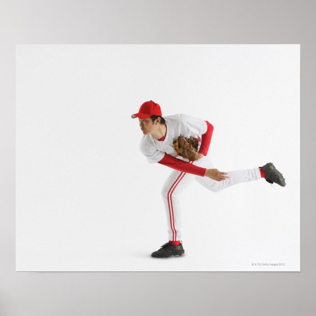 Poster Jeu de Pitcher Baseball (Devant)