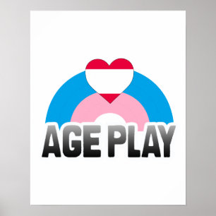 POSTER JEU DE RÔLE SUR L'ÂGE ARC-EN-CIEL