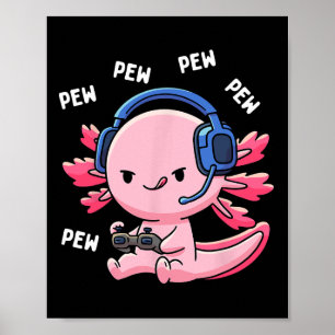 Poster Jeu Enfants Garçons Filles Anime Vidéo Jeu Pew Gam