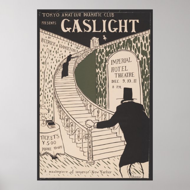Poster Jeu Gaslight (Devant)
