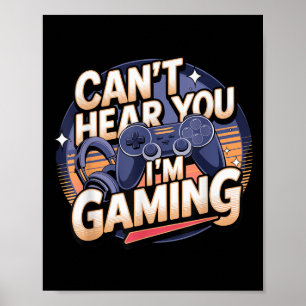 Poster Jeu Jimino Uni-adulte - Je ne t'entends pas, je jo