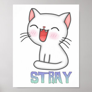 Poster Jeu Stray - Stray - Chat Errant - Jeu Chat Errant