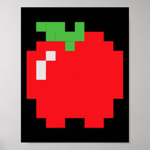 Poster Jeu vidéo Apple 80s Halloween Costume de groupe