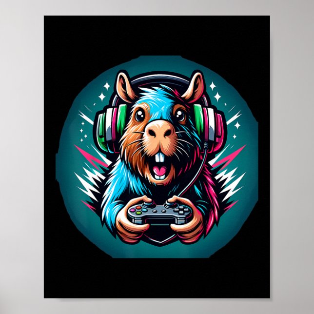 Poster Jeu vidéo Capybara Jeu (Devant)