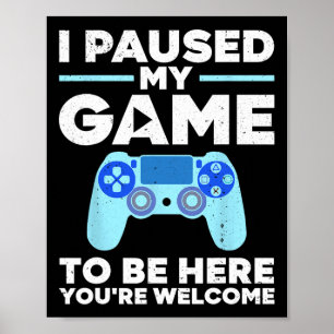 Poster Jeu Vidéo cool Art Pour Hommes Femmes Vidéo Gamer 